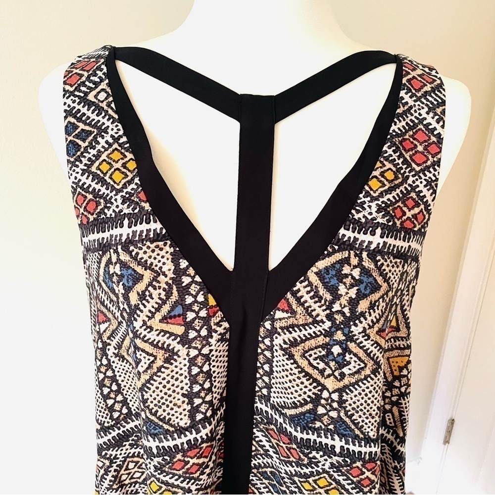 BCBGMAXAZRIA Tian Handkerchief-Hem A-Line Dress โ Multi Color โ Size XS - Picture 8 of 11